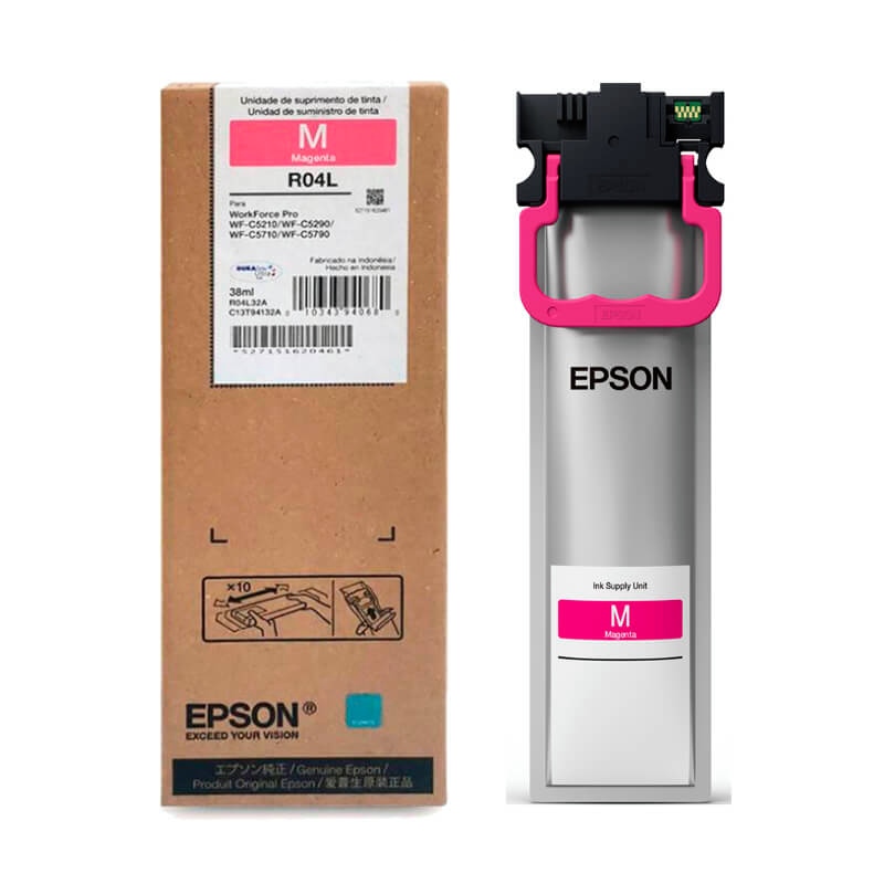 Bolsa de Tinta Epson WorkForce WF C5210/90, C5710/90 Negro 64 ml