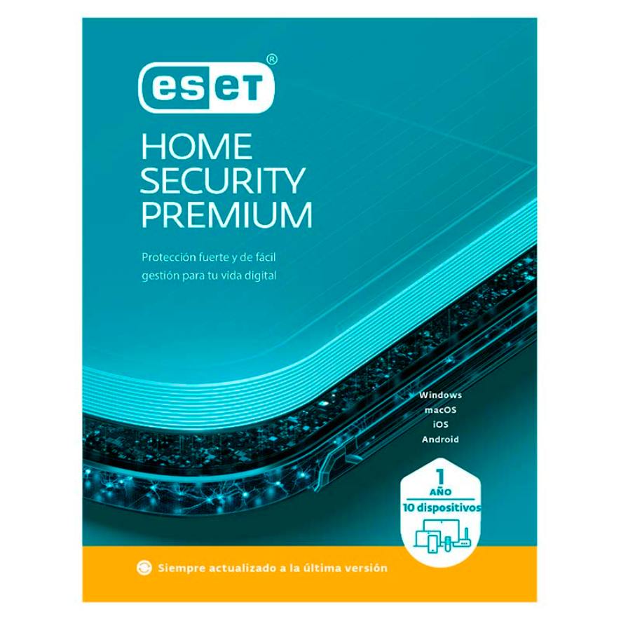 Licencia ESET Home Security Premium 1 dispositivo 1 Año ESD ***FISICA***