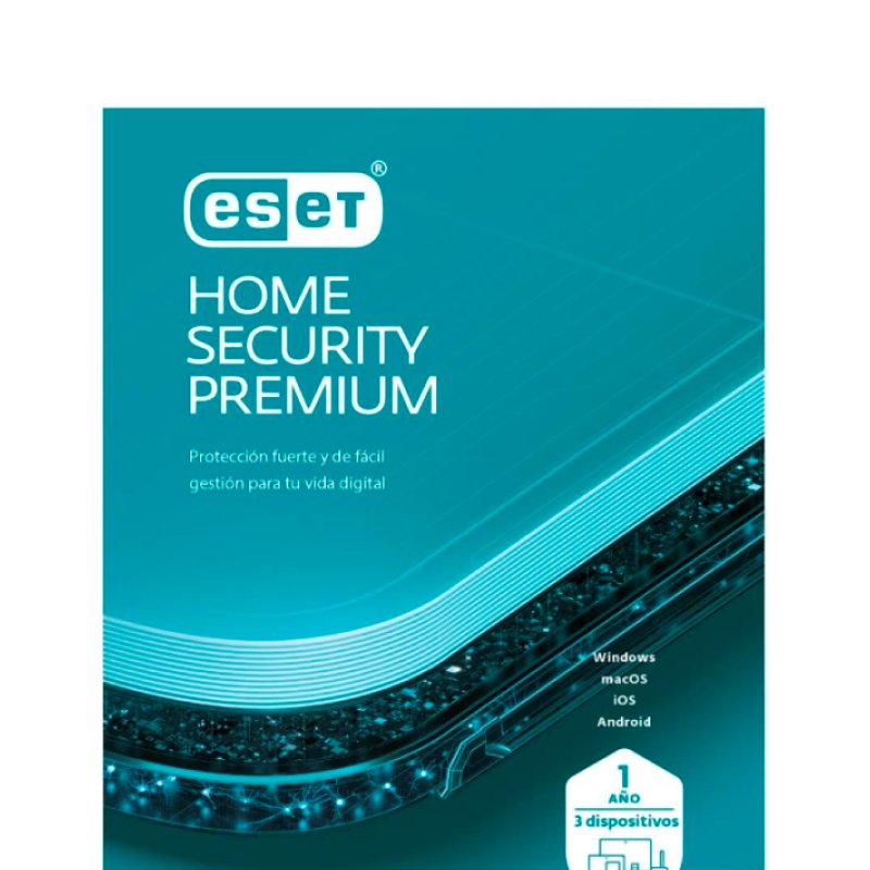 Licencia ESET Home Security Premium 3 Dispositivos 1 Año ESD ***FISICA***
