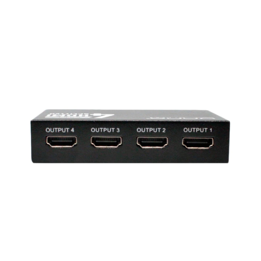 Splitter Unno Tekno HB1205BK 4 Puertos HDMI 4K