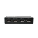 Splitter Unno Tekno HB1205BK 4 Puertos HDMI 4K