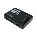 Splitter Unno Tekno HB1203BK 5 Puertos HDMI 4K