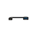 Adaptador Unno Tekno USB-C a USB AD4203BK Macho-Hembra Negro