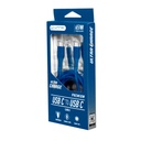 Cable USB-C a USB-C Unno Tekno CB4075BL 1.5 Metros Azul