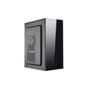 Case VektorTech GQ-21 Media Torre ATX Negro + Fuente de Poder 600W