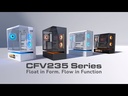 Case Gaming Cougar CFV235 Mesh Vision Media Torre ATX Blanco (Sin Fuente)