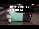 Memoria USB Kingston 128GB DataTraveler Exodia M 3.2 Rojo