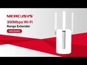 Extensor Wi-Fi Mercusys MW300RE 300Mbps MIMO 3 Antenas