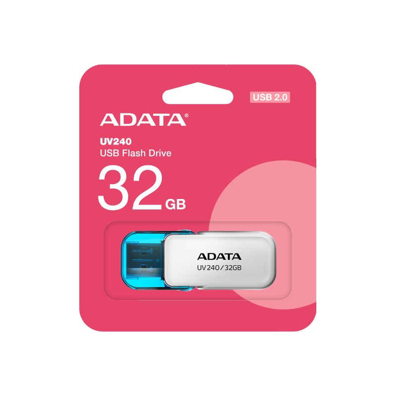 Memoria USB ADATA 32 GB AUV240 2.0 Blanco