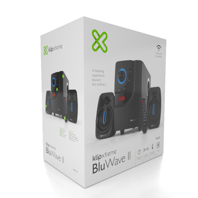 Bocina 2.1 Klip Xtreme BlueWave II 40W Bluetooth