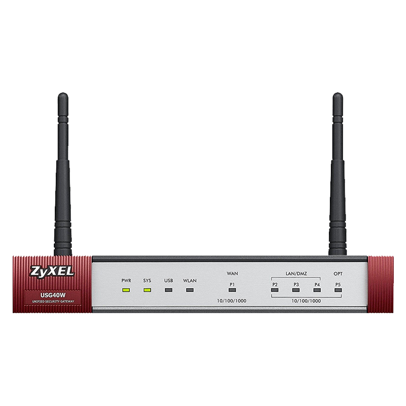 Firewall UTM Zyxel USG40W Wi-Fi con Licencia para 1 año