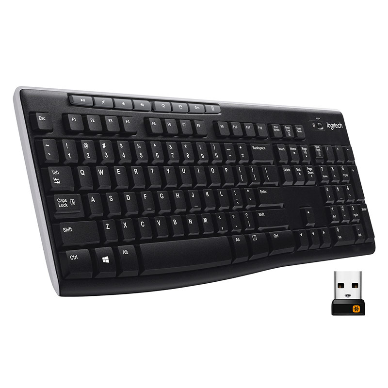 Teclado Inalámbrico USB Logitech K270 Español Negro