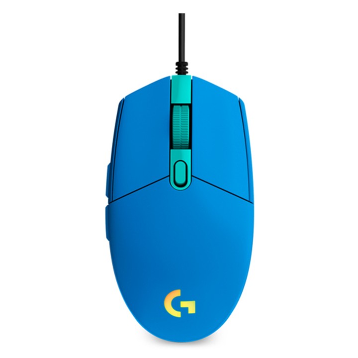 Mouse Óptico Gaming Logitech G203 LIGHTSYNC Azul 8000DPI 6 Botones