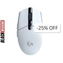 Mouse Gaming Inalámbrico Óptico Logitech G305 LIGHTSPEED 12000DPI 6 Botones Blanco