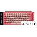 Teclado Mecánico Inalámbrico Logitech POP Heartbreaker Fucsia-Rosado Español