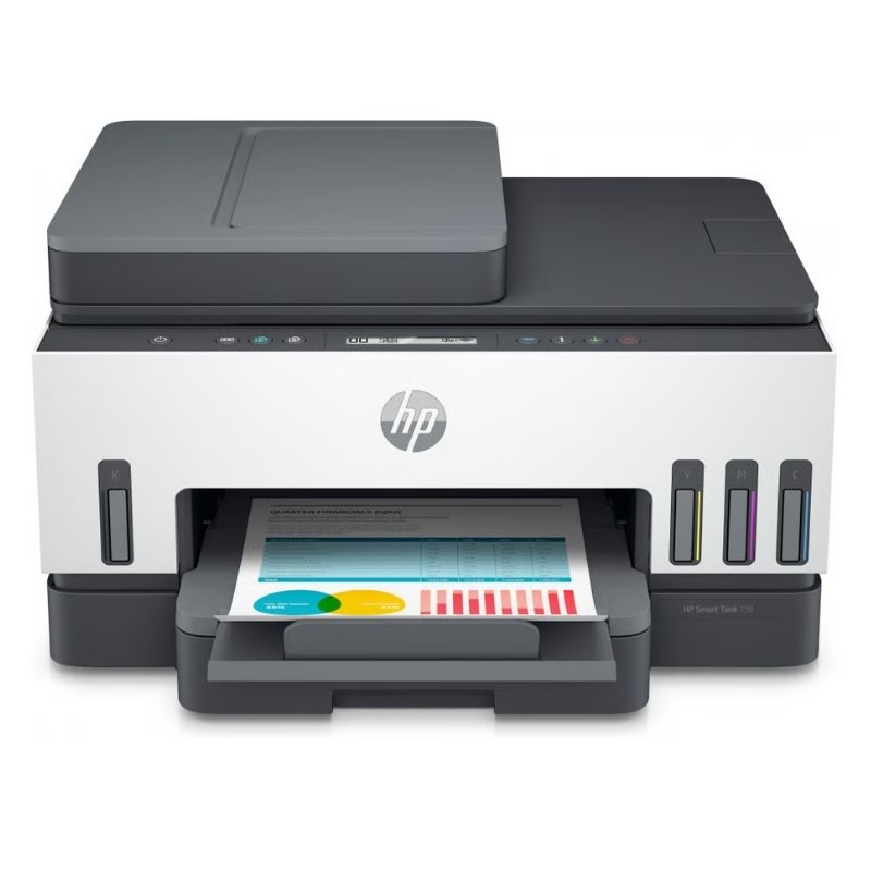 Impresora HP Inyección Multifuncional Smart Tank 750 USB Wi-Fi Bluetooth