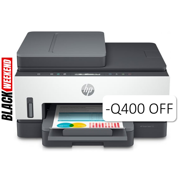 Impresora HP Inyección Multifuncional Smart Tank 750 USB Wi-Fi Bluetooth