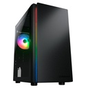 Case Gaming Cougar Purity RGB Vidrio Templado Mini Torre Micro Negro ATX (Sin Fuente)