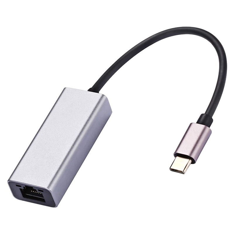 Adaptador USB-C a RJ45 AON AO-AD-1006 10/100/1000 Mbps