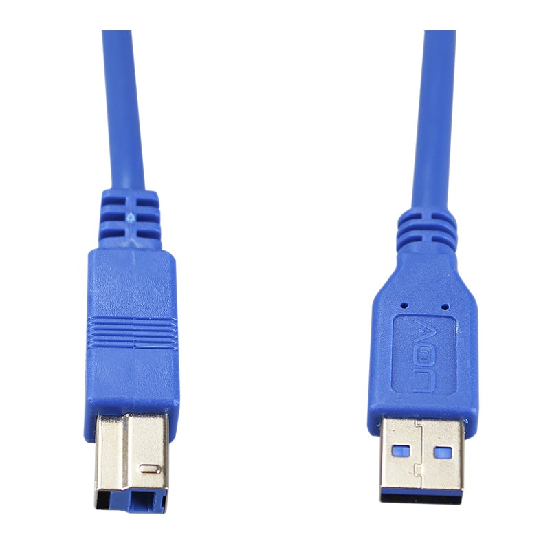 Cable USB para Impresora AON AO-CB-6101 1.8 Metros Azul