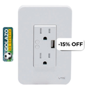 Tomacorriente de Pared Inteligente VTA+ Link IOT Smart Home Wi-Fi