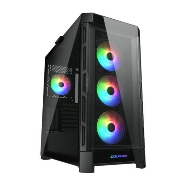 Case Gaming Cougar Duoface Pro RGB Media Torre Vidrio Templado E-ATX Negro (Sin Fuente)
