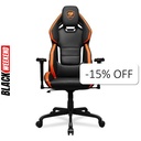 Silla Gaming Cougar HotRod Negro Naranja