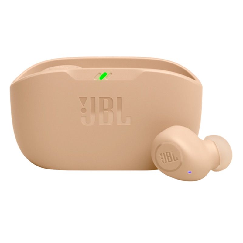 Audífonos Bluetooth JBL Vibe Buds in-ear con Micrófono Beige
