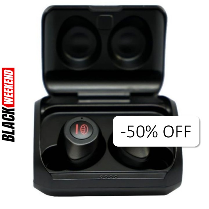 Audífonos In-ear Pilas Quicks T1.0 Bluetooth con Micrófono Negro