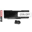 Teclado y Mouse Inalámbrico Agiler AGI-9875S Negro Español