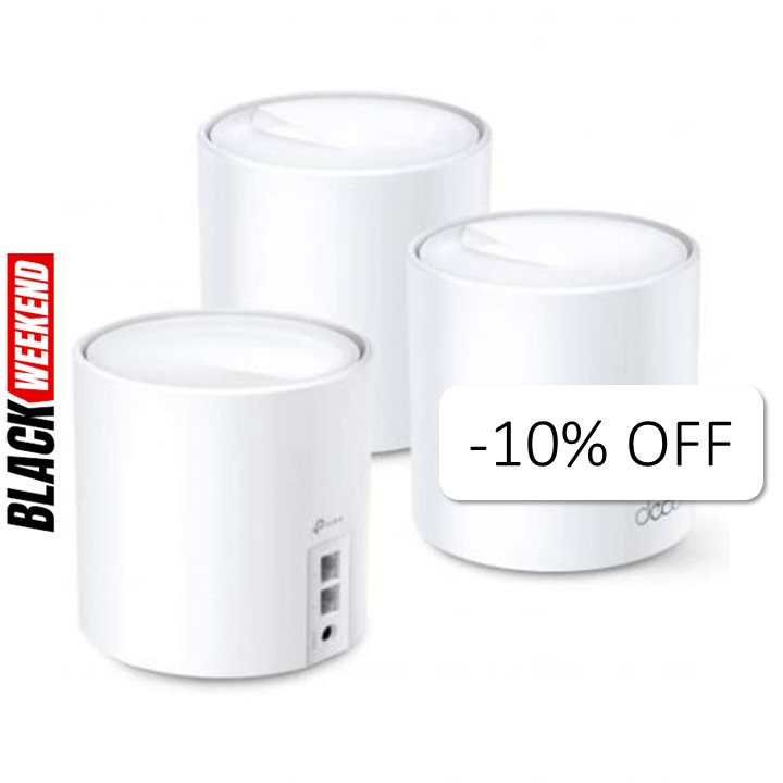 Sistema Mesh Wi-Fi Tp-link Deco X20 AX1800 Doble Banda 3 Pack