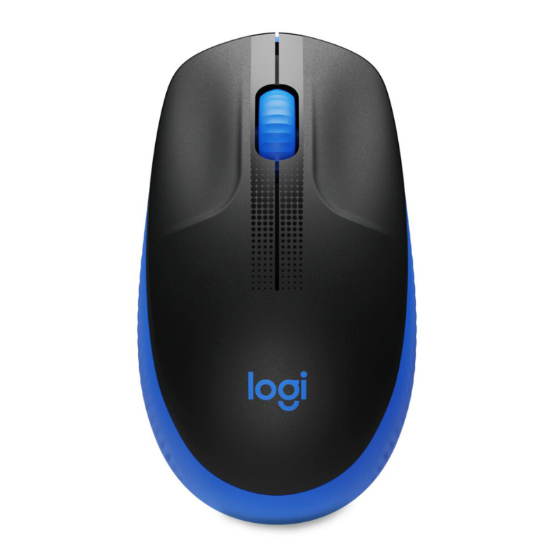 Mouse Inalámbrico Logitech M190 1000DPI Negro Azul
