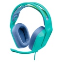 Audífonos tipo Headset Logitech G335 3.5mm Alámbricos Lightspeed RGB Menta