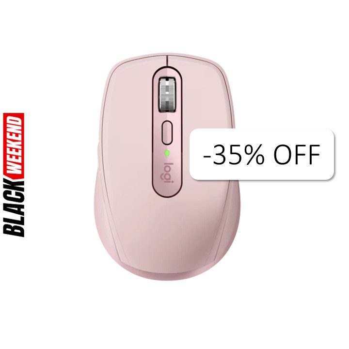 Mouse Inalámbrico Bluetooth Logitech Mx Anywhere 3S Darkfield 8000DPI Rosado