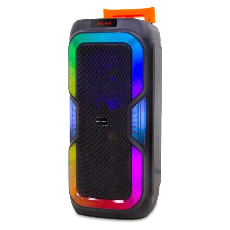 Bocina Bluetooth Dolphin SP-1060RBT Party Speaker Dual 10" 3100W Negro