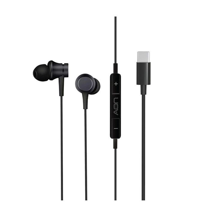 Audífonos In-ear AON Boom Buds USB-C con Micrófono Negro