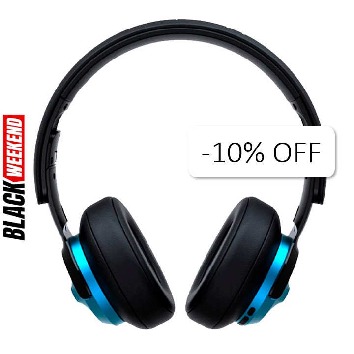 Audífonos tipo Headset Klip Xtreme ANC Premium Bluetooth con Micrófono Azul