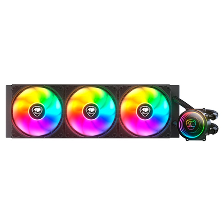 Enfriador Líquido 360mm Cougar Poseidon Elite ARGB Negro