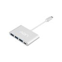 Adaptador USB-C a USB, USB-C AON AO-AD-1009 Macho-Hembra Plateado