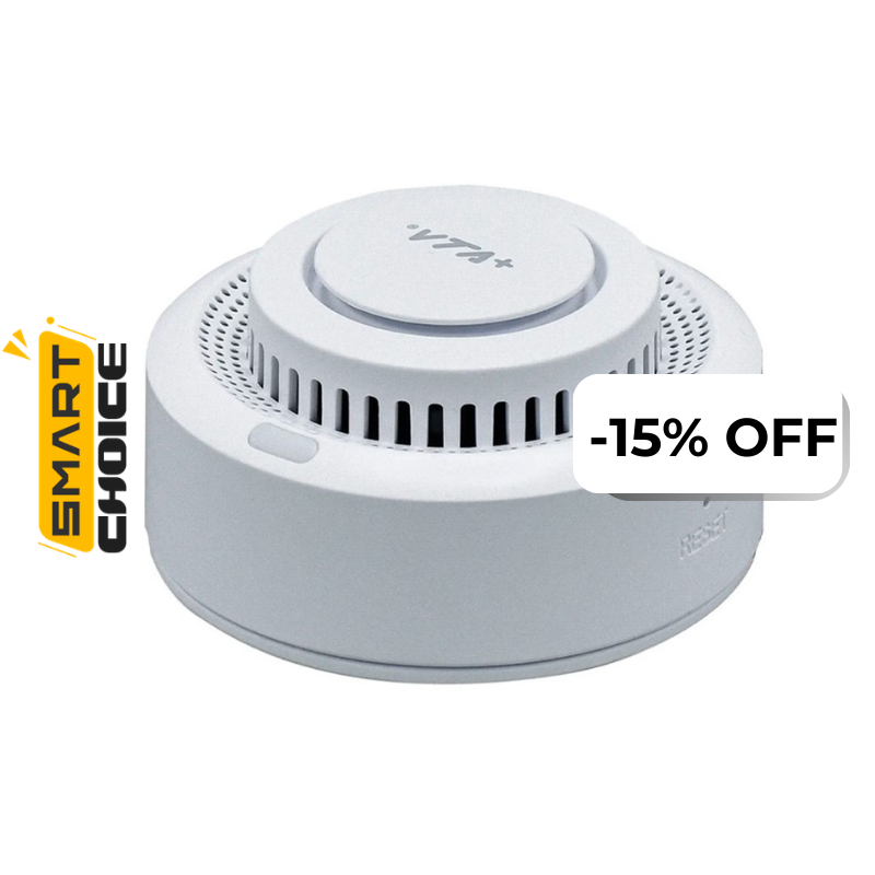 Alarma Detectora de Humo VTA+ 84592 Tide II con Alarma Sonora Smart Home Wi-Fi