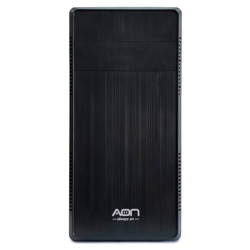 Case AON Media Torre Elite 150 Micro-ATX con Fuente de Poder 550 W