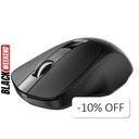 Mouse Inalámbrico Klip Xtreme Ergy Óptico 1600DPI Negro