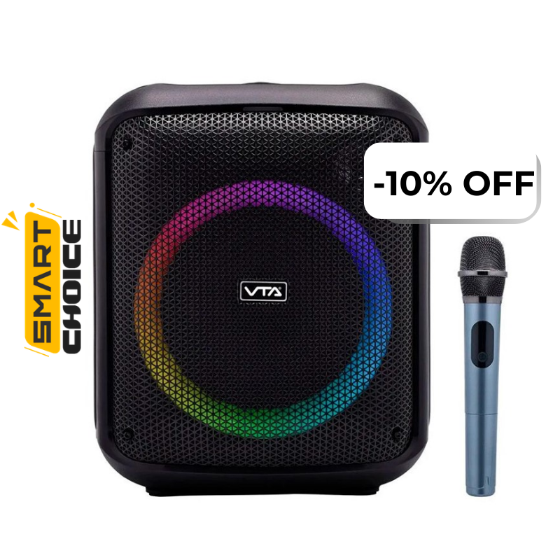 Bocina Bluetooth VTA + Digital Sound Tower 60W Negro