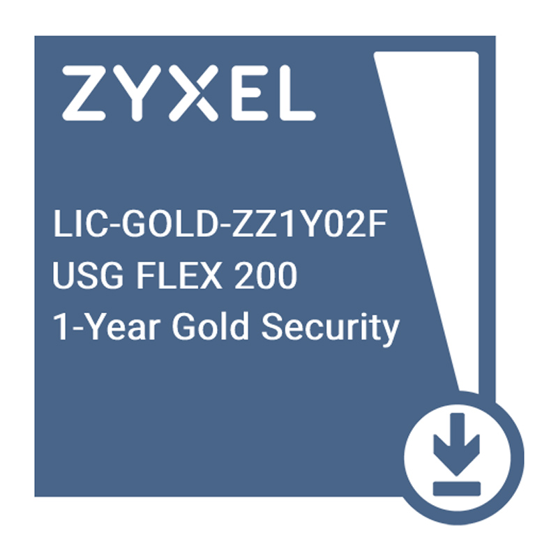 Licencia por 1 Año para Zyxel USG FLEX 200 GOLD Edition Incluye Sandboxing + 1 Año Nebula Pro