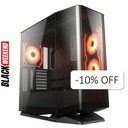 Case Gaming Cougar FV270 RGB Media Torre Malla E-ATX Negro (Sin Fuente)