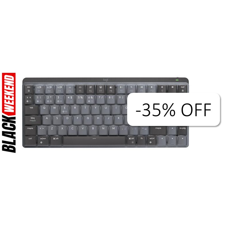 Teclado Inalámbrico Logitech MX Mechanical Mini Negro Español