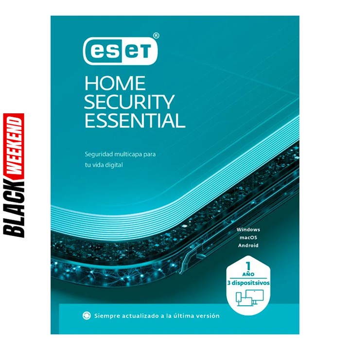 Licencia ESET Home Security Essential 3 dispositivos 1 Año ESD ***FÍSICA***
