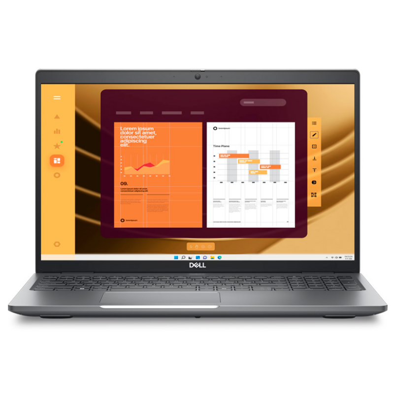 Laptop Dell Latitude 5550 15.6" Ultra Core 7 155U 16GB RAM 512GB SSD Gris Oscuro W11 Pro 3 Años de Garantía Teclado Español