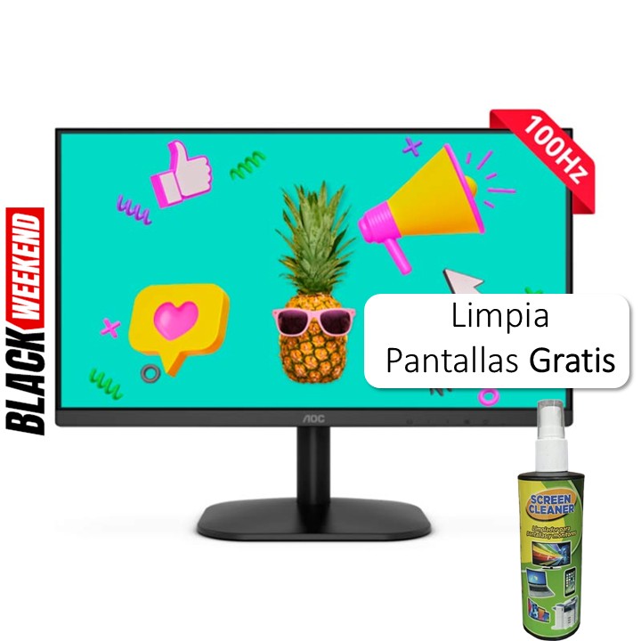 Monitor 21.5" AOC 22B2HM2 FHD 1920x1080 VA 100Hz HDMI VGA DVI