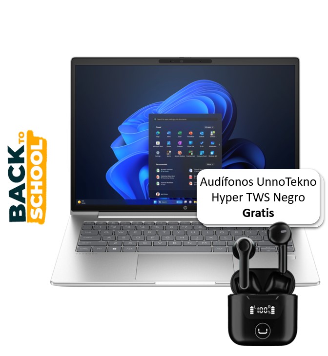 Laptop HP ProBook 440 G11 14" Ultra Core 5 125U 16GB RAM 512GB SSD Claro W11 Pro Gris Teclado Español